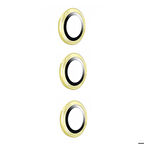 Samsung Galaxy S24 Uyumlu Kamera Lens Koruyucu Cam Filmi Sarı