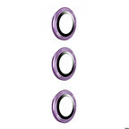 Samsung Galaxy S24 Uyumlu Kamera Lens Koruyucu Cam Filmi Mor