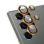 Samsung Galaxy S24 Ultra Uyumlu CL-12 Premium Safir Parmak İzi Bırakmayan Anti-Reflective Kamera Lens Koruyucu