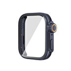 Huawei Watch Fit 3 Uyumlu - Apple Watch Ultra 49mm Kasa Dönüştürücü ve Ekran Koruyucu Gard 33 Lacivert