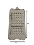 SİLİKON ÇİKOLATA KALIBI KARE 21*11 CM