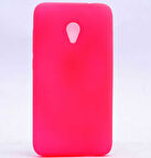 Alcatel U5 Uyumlu Kılıf Zore Premier Silikon Kapak Mürdüm