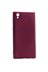 Sony Xperia L1 Uyumlu Kılıf Zore Premier Silikon Kapak Mürdüm