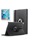 Apple iPad 9.7 2017 (5.Nesil) Uyumlu Zore Dönebilen Standlı Kılıf Siyah