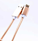 Zore Mıknatıslı 8600 Micro Usb Kablo Rose Gold