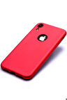 Apple iPhone XR Uyumlu Kılıf Zore Premier Silikon Kapak Kırmızı
