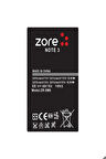 Galaxy Note 3 2800 Mah Zore Quality Batarya