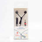 Zore Zipper Fermuar 3.5mm Kulaklık Beyaz