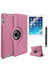 Apple iPad Mini 5 Uyumlu Zore Dönebilen Standlı Kılıf Pembe