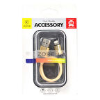 Zore 30 Cm Halat Lightning Usb Kablo Gümüş