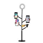 Zore Professional Live Stream Işıklı Telefon Tutucu Ring Light