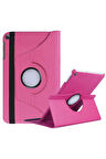 Samsung Galaxy Tab A7 10.4 T500 (2020) Uyumlu Zore Dönebilen Standlı Kılıf Pembe