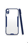 Apple iPhone XR Uyumlu Kılıf Zore Parfe Kapak Lacivert