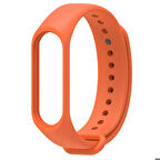 Xiaomi Mi Band 4 Uyumlu Silikon Kordon Turuncu