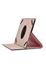 Zore Unik Universal 8 İnç Dönebilen Standlı Kılıf Rose Gold