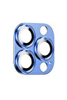 Apple iPhone 13 Pro Max Uyumlu CL-03 Kamera Lens Koruyucu Mavi