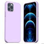 Apple iPhone 12 Pro Max Uyumlu Kılıf Araree Typo Skin Kapak Lila