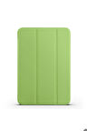 Apple iPad Mini 2021 (6.Nesil) Uyumlu Zore Smart Cover Standlı 1-1 Kılıf Yeşil