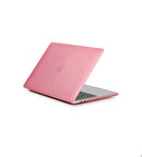 Apple Macbook 16.2' 2021 Uyumlu Zore MSoft Mat Kapak Pembe