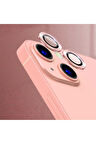 Apple iPhone 13 Uyumlu CL-07 Kamera Lens Koruyucu Rose Gold