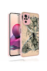 Xiaomi Redmi Note 10 Uyumlu Kılıf Desenli Kamera Korumalı Parlak Zore Nora Kapak NO4