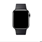 Apple Watch Ultra 49mm Uyumlu Kordon Paslanmaz Çelik Luxury Metal KRD-35 Kayış Siyah