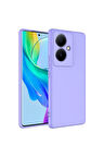 Vivo V29 Lite 5G Uyumlu Kılıf Zore Mara Lansman Kapak Lila