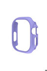 Apple Watch Ultra 49mm Uyumlu Sert PC Kasa Koruyucu Zore Watch Gard 18 Lila