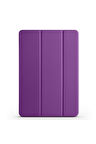 Huawei MatePad Air 2023 Uyumlu Zore Smart Cover Standlı 1-1 Kılıf Mor