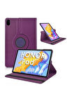 Huawei Honor Pad X9 11.5' Uyumlu Zore Dönebilen Standlı Kılıf Mor