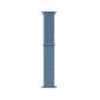 Apple Watch 7 45mm Uyumlu Kordon Hasır Örgü Kumaş Band-03 Strap Kayış