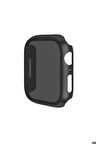 Apple Watch 40mm Uyumlu Sert PC Kasa ve Privacy Hayalet Ekran Koruyucu Zore Watch Gard 32