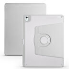 Apple iPad Air 13 2024 Uyumlu Kılıf Zore Termik Kalem Bölmeli Dönebilen Standlı Kılıf