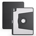 Apple iPad Pro 12.9 2022 M2 Uyumlu Kılıf Zore Termik Kalem Bölmeli Dönebilen Standlı Kılıf