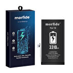 Apple iPhone 12 / 12 Pro Uyumlu 3310mAh Yüksek Kapasiteli Batarya - Gelişmiş Akıllı Chip - Pil Sağlığı Destekli - Morfide M-Max