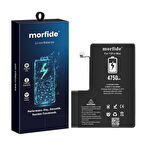 Apple iPhone 13 Pro Max Uyumlu 4750mAh Yüksek Kapasiteli Batarya - Gelişmiş Akıllı Chip - Pil Sağlığı Destekli - Morfide M-Max