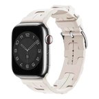 Apple Watch 7 41mm Uyumlu Kordon Silikon Yumuşak Esnek Metal Klipsli KRD-92 Kayış