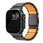 Apple Watch Ultra 49mm Uyumlu Zore KRD-152 Titanyum Silikon Kordon