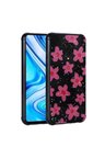 Xiaomi Redmi Note 9 Pro Uyumlu Kılıf Simli Desenli Kamera Korumalı Parlak Zore Popy Kapak