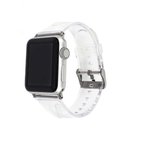 Apple Watch 40mm Uyumlu Kordon Silikon Şeffaf Transparan Esnek KRD-13 Kayış 