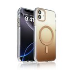 Apple iPhone 11 Uyumlu Kılıf M-safe Şarj Özellikli Transparan Renk Geçişli Zore Toros Kapak