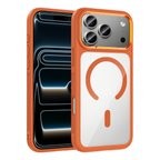 Apple iPhone 17 Pro Uyumlu Kılıf M-Safe Şarj Özellikli Metal Kamera Çerçeveli Zore Tiko Kapak