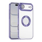 Apple iPhone 17 Uyumlu Air Uyumlu Kılıf Kamera Korumalı Logo Gösteren Zore Omega Kapak