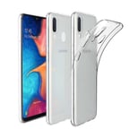 Samsung Galaxy A20E Uyumlu Kılıf Zore Süper Silikon Kapak