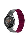 Samsung Galaxy Watch Active 2 40mm Uyumlu Kordon Suni Deri Yumuşak Soft Yüzey KRD-52 Kayış