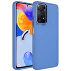 Xiaomi Redmi Note 11 Global Uyumlu Kılıf Metal Çerçeve ve Buton Tasarımlı Silikon Zore Luna Kapak