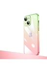 Apple iPhone 14 Uyumlu Kılıf Parlak Renk Geçişli Kamera Korumalı Zore Senkron Kapak