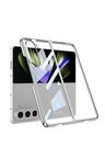 Samsung Galaxy Z Fold 5 Uyumlu Kılıf Zore Full Camlı Kıpta Kapak