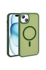 Apple iPhone 14 Uyumlu Kılıf M-safe Şarj Özellikli Mat Arka Yüzey Zore Sio Kapak