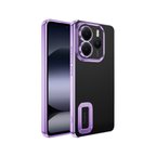 Xiaomi Redmi Note 14 5G Uyumlu Kılıf Kamera Korumalı Logo Gösteren Zore Omega Kapak
